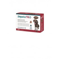 Simparica Trio >40–60 kg žuvacie tablety pre psy, 3 tbl.